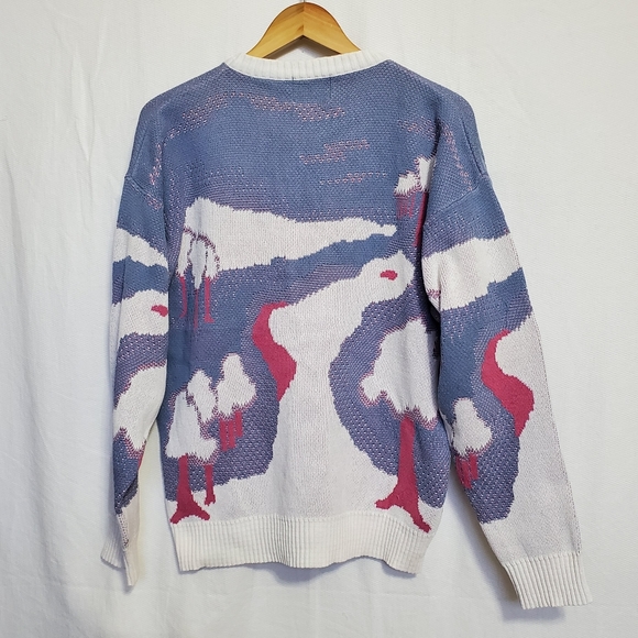 Vintage London Fog Golf Themed Sweater Rare HTF Made in USA - Picture 3 of 7